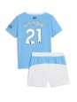 Billige Manchester City Rayan Ait-Nouri #21 Hjemmedraktsett Barn 2025-26 Kortermet (+ Korte bukser)